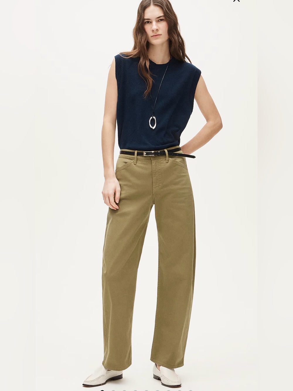 J.Crew Zoe Barrel Pant in Chino